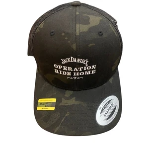 Gorra Jack Daniels Operation Ride Home Trucker Multicam Negra Yupoong Snapback Nueva con Etiquetas - Imagen 1 de 11