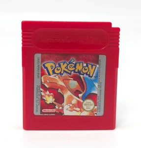 Pokemon Red Version Nintendo Gameboy Cartridge EUR - Bild 1 von 2