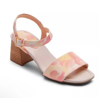 NEW Rockport Women's Oh Joy! - Farrah 2-Strap Heel Sandal Size 9.5M NIB - Image 1 of 4