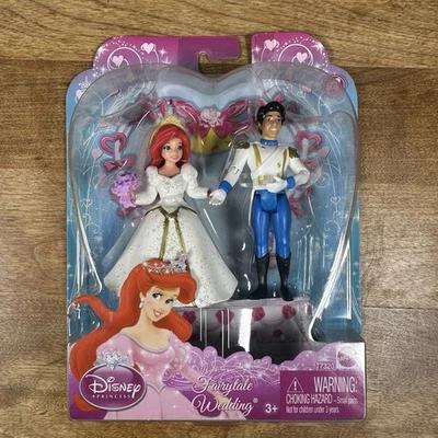 2010 Disney Princess Fairytale Wedding Ariel & Prince Eric Mattel - NIP - RARE!! - Image 1 of 2
