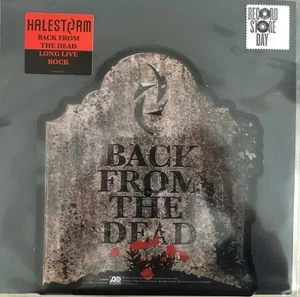 HALESTORM " BACK FROM THE DEAD" 7 " HEADSTONE SHAPE SINGLE RSD 2022 NEW! Metal - Picture 1 of 1
