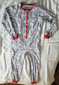 Ladies VERA BRADLEY Gray One Piece Pajamas, Beary Merry, size Large - Picture 1 of 3