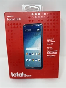 Nokia C300 Total Verizon Wireless Cell Phone 6.5"HD+13MP Camera BRAND NEW SEALED - Picture 1 of 8