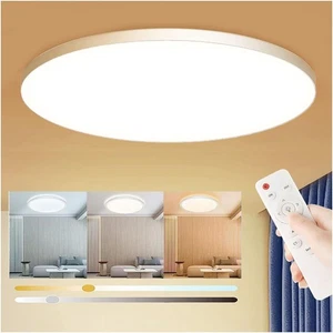 36W LED Deckenleuchte Dimmbar Deckenlampe Wohnzimmer Badlampe mit NEW - Bild 1 von 19