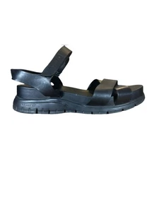 Sandalia para mujer Cole Haan Zerogrand gruesa plataforma cuero negra talla 9,5 B - Imagen 1 de 7