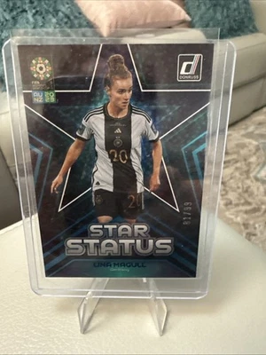 2023 Donruss FIFA Women World Cup #11 Lina Magull Star Status Blue 81/99 Germany - Image 1 of 2