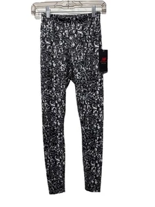 Nuevo con etiquetas Pantalones New Balance Brillo Mate Talla XS Blanco y Negro Yoga Cortos Leggings - Imagen 1 de 7