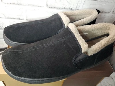 HideAways by LB Evans Roderic Onxy Mens Black Casual Slippers HA2002-001 13 M - Image 1 of 4