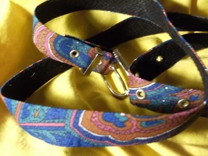 ceinture femme tissu a motifs / 99 cm - Picture 1 of 3