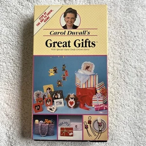 CAROL DUVALL'S GREAT GIFTS ~ VHS 1989 ~ Crafting Instructional - Picture 1 of 2