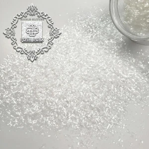 Brillo comestible blanco brillante - 1/4 oz - producto alimenticio - vegano kosher aprobado por la FDA - Imagen 1 de 4