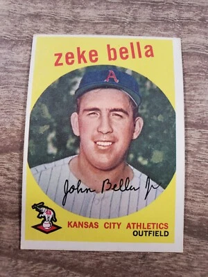 Zeke Bella 1959 Topps #254 - Image 1 of 2