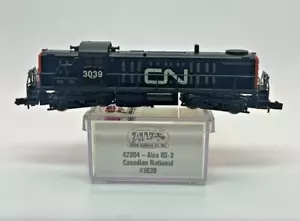 N Scale Atlas #42004 Alco RS-3 "Canadian National" #3093 Locomotive Org Box - Picture 1 of 8