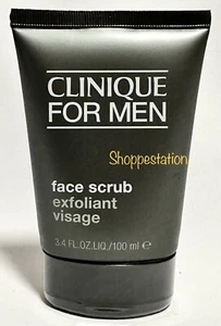 Clinique For Men Face Scrub Exfoliant Visage 3.4oz / 100ml Sealed - Picture 1 of 3