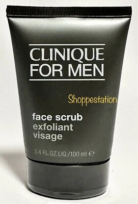 Clinique For Men Face Scrub Exfoliant Visage 3.4oz / 100ml Sealed - Image 1 of 3
