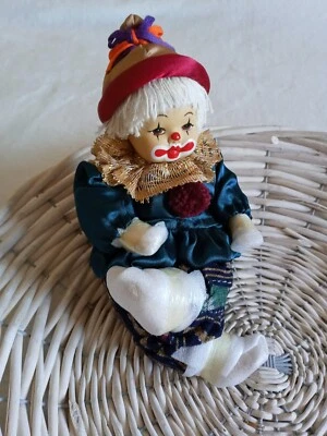 Clown Goldi - sehr schöne Deko-Figur, Detailreich gearbeitet, Keramik Hände/Füße - Bild 1 von 4
