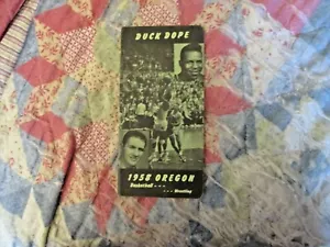1957-58 OREGON BASKETBALL MEDIA GUIDE Yearbook CHARLIE FRANKLIN 1958 WRESTLING - Picture 1 of 12