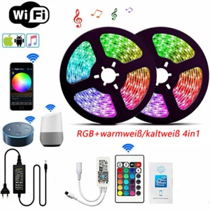 LED Streifen 24V RGB RGBW 4in1 SMD 5050 Stripe WIFI APP Controller Netzteil Band - Bild 1 von 16