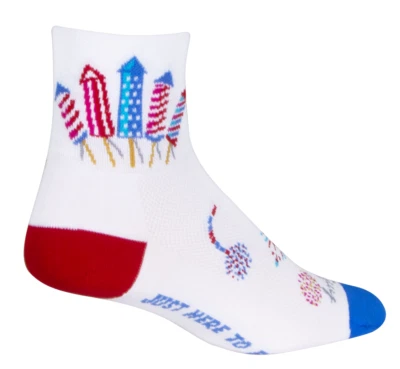 Calcetines - SockGuy - Bangers S/M 3" Clásico Ciclismo/Correr NUEVO Foto 1 de 4