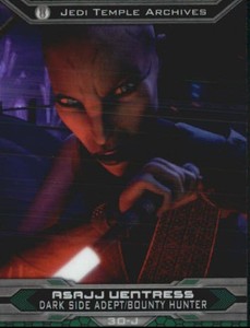 2015 Star Wars Chrome Perspectives Jedi vs. Sith Refractors #30J Asajj Ventress