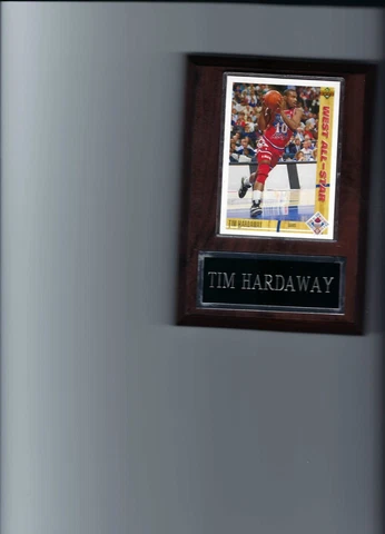 TIM HARDAWAY ALL STAR PLAQUE GOLDEN STATE WARRIORS NBA BASKETBALL NBA   C Cover
