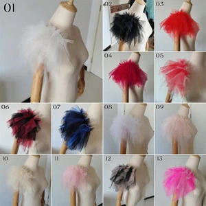 Removable Wedding Sleeve Tulle Detachable Womens Arm Sleeves Wedding Dress 1PC. - Picture 1 of 29