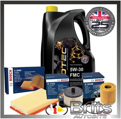 Service Kit fits VOLVO V50 (MW) 2.0 D 2004-07 – Bosch Oil Air Fuel Filters & Oil - Image 1 of 4