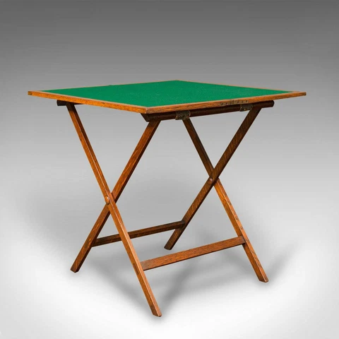 Antique Butler's Silver Polishing Table, English, Oak, Valet Stand, Edwardian Cover