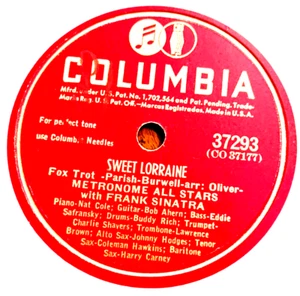 Metronom All Stars & Frank Sinatra - Sweet Lorraine / Nat Meets June - Columbia - Bild 1 von 4
