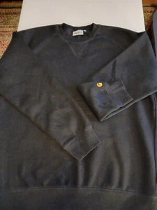 Carhartt WIP Chase Crewneck Sweatshirt - XXL - Black - Picture 1 of 8