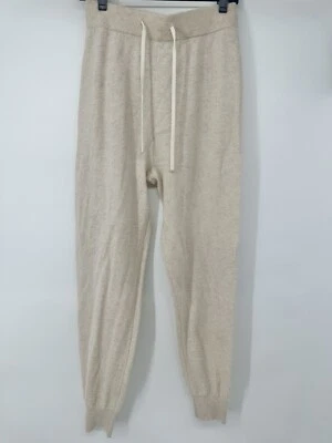 Pantalones de chándal Calme By Johnny Was Spring tejido cachemir beige topo talla mediana Foto 1 de 2