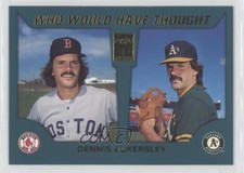 2001 Topps Traded & Rookies Who Would Have Thought Dennis Eckersley #WWHT10 HOF