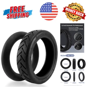 8.5" Tire & Tube, 50/75-6.1 Scooter Replacement Tire for Gotrax Gxl V2/ Xiaomi M - Picture 1 of 8