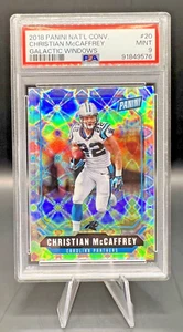 Rare Christian McCaffrey '18 Panini Nat'l 5/5 Galactic Windows PSA 9 None Higher - Bild 1 von 4