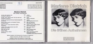 Marlene Dietrich -Die Frühen Aufnahmen- CD Preiser Records - Picture 1 of 1