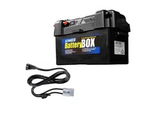 Adventure Kings Maxi Battery Box + 1.8m 12v Fridge Cable Anderson-Style Plug - Picture 1 of 12