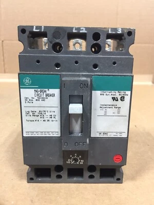 HOUSTON STOCK GE TEC36030 TIPO TEC 30A 600V RESTAURADO AIRE GRATIS 2 DÍAS COMPRA AHORA Foto 1 de 4