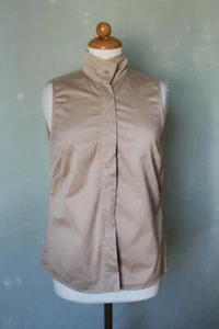 Strenesse blue Weste Shirt Bluse beige braun / hellbraun edel Größe 36 S - Bild 1 von 5