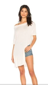NEW! Womens Free People L take it easy Off-The-Shoulder Tunic T-Shirt - Picture 1 of 11