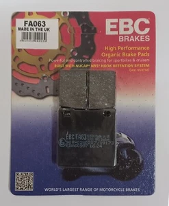EBC Pastiglie freno a disco posteriori organiche (1 set) si adattano a SUZUKI GS500 (1989-2008) - Foto 1 di 4