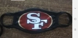 San Fran 49er Adulto Nueva Mascarilla Poliéster Material Reutilizable Lavable Hecha en EE. UU. - Imagen 1 de 1