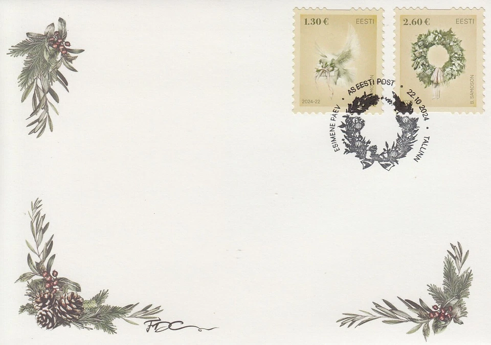 ESTONIA 2024 - Christmas FDC  (22.10.2024) - Image 1 of 1