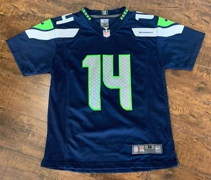 Camiseta Nike Seattle Seahawks DK Metcalf #14 Juvenil Mediana 10-12 NFL Azul - Imagen 1 de 8