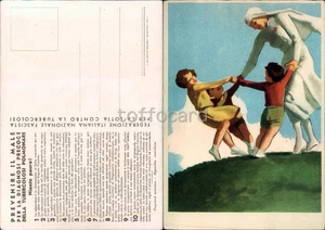 TUBERCOLOSI-AUTORE BOCCASILE-PROPAGANDA WW2-D13-45 - Picture 1 of 1