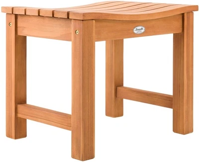 Hocker Bibury Teakholz wetterfest Sitzhocker Fußhocker Gartenhocker - Bild 1 von 4