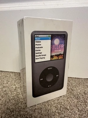 *SEALED* BLACK 160GB APPLE IPOD CLASSIC 7th GEN GENERATION A1238 COLLECTOR RARE - Image 1 of 2