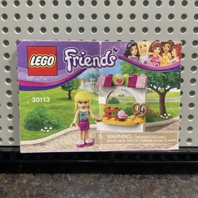 Lego Friends Stephanie's Bakery Stand 30113 Manual Only
