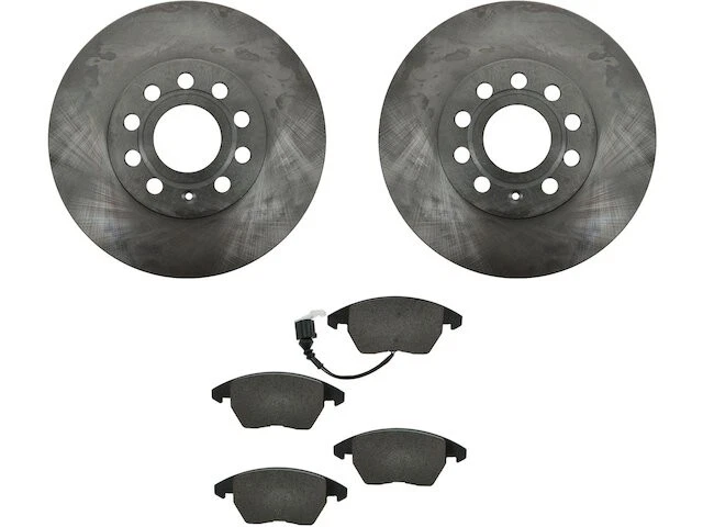Front Brake Pad and Rotor Kit For 2011-2013 Audi A3 Quattro 2012 VZ295FK - Image 1 of 1