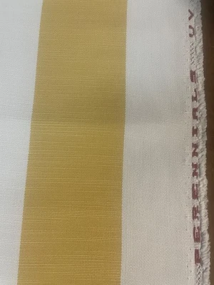 Perennials Go To Stripe in Sunshine 3,2 yardas Foto 1 de 3