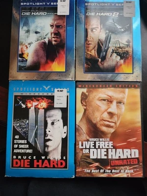 DIE HARD BRUCE WILLIS 4 MOVIE LOT - Image 1 of 2